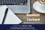 Student Presentation: Money Talks